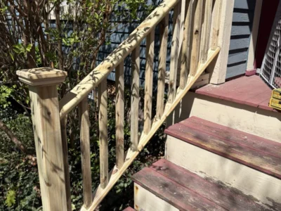 New Custom Railing & Bed Assembly